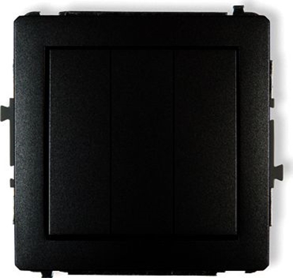 Picture of Karlik cznik Deco potrójny czarny mat (12DWP-7)