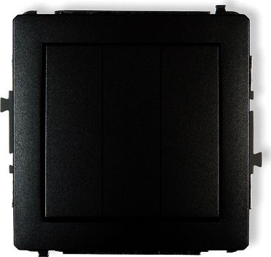 Picture of Karlik cznik Deco potrójny czarny mat (12DWP-7)