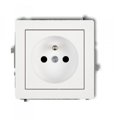 Attēls no Karlik Mechanizm gniazda pojedynczego z uziemieniem 2P+Z (DGP-1z)