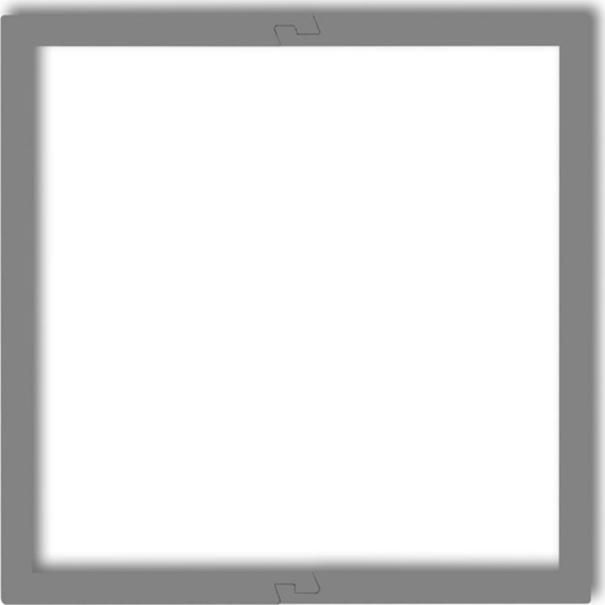 Picture of Karlik Ramka wypeniajca pojedyncza serii Deco szary mat (27DRW-1)