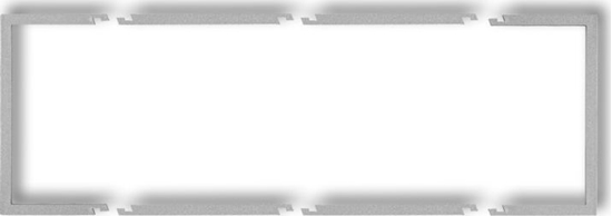 Picture of Karlik Ramka wypeniajca potrójna serii Deco srebrny metalik (7DRW-3)