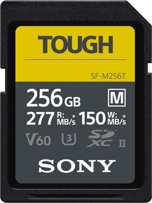 Изображение Karta Sony SF-M Tough SDXC 256 GB Class 10 UHS-II U3 V60 (SFM256T/T1)