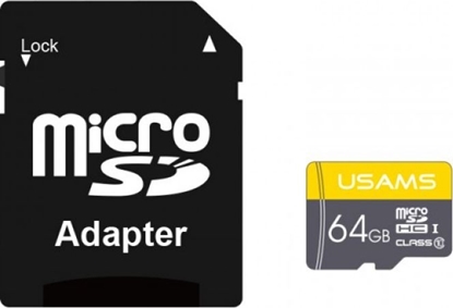 Picture of Karta Usams MicroSDHC 64 GB Class 10 U1  (ZB119TF01)