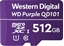 Изображение Karta WD Purple MicroSDXC 512 GB Class 10 UHS-I/U1  (WDD512G1P0C)