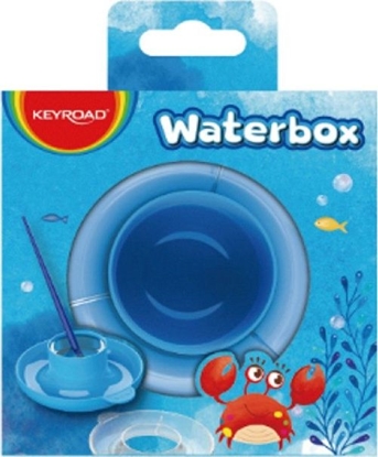 Attēls no Keyroad Kubeczek na wod do malowania KEYROAD, ze spodkiem, pudeko, niebieski
