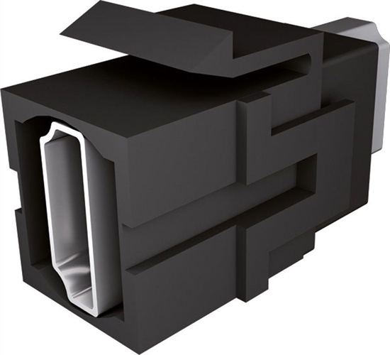 Picture of Bachmann Keystone 4K HDMI UHD coupling socket-socket black