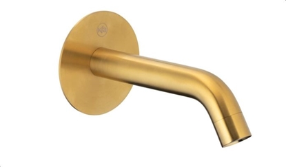 Изображение KFA MOZA Wylot Wannowy Podtynkowy, Zoty Szczotkowany PVD (836-004-31)