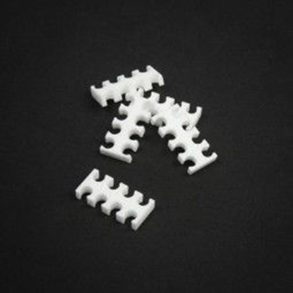 Attēls no King Mod Services Grzebie do kabli 8 otworów 3mm Biay 5 sztuk (ZUUV-190)