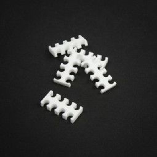 Изображение King Mod Services Grzebie do kabli 8 otworów 3mm Biay 5 sztuk (ZUUV-190)