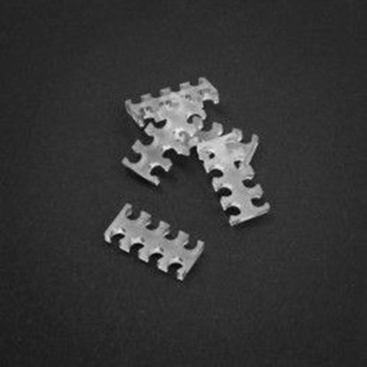 Picture of King Mod Services Grzebie do kabli 8 otworów 4mm Przezroczysty 5 sztuk (ZUUV-192)