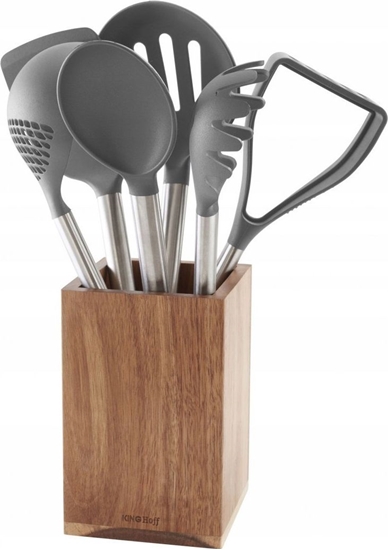 Picture of KingHoff 6 elementowy zestaw akacjowych przyborów kuchennych Kinghoff KH-1325
