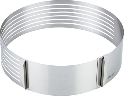 Attēls no KingHoff OBRCZ DO TORTÓW 24-30cm OPASKA REGULOWANA KINGHOFF KH-1474