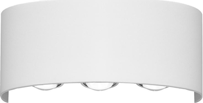 Attēls no Kinkiet Italux Kinkiet na elewacj LED IP54 góra-dó biay Italux Ortelo OWL-451-3-WH