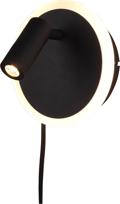 Изображение Kinkiet Trio Lampa cienna nowoczesna czarna Trio JORDAN LED 229210232