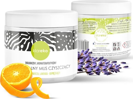 Picture of Klareko Fenomenalny Mus Czyszczcy *Sodka Pomaracza, Lawenda 550g