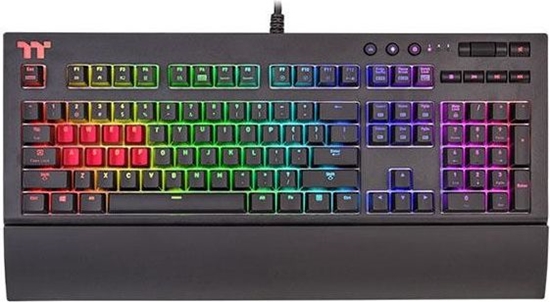 Picture of Klawiatura Tt eSPORTs - Premium X1 RGB Cherry MX Silver Speed 