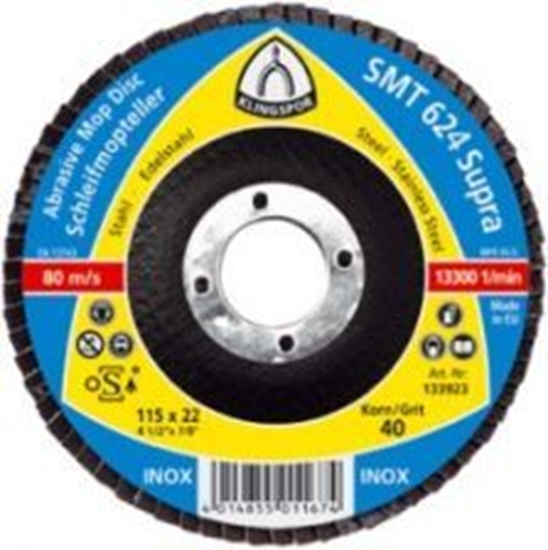 Picture of Klingspor ciernica listkowa talerzowa 125mm gr. 36 SMT 624 (222106)