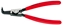 Attēls no Knipex Szczypce do piercieni osadniczych 170mm zewntrzne odgite (46 21 A21)