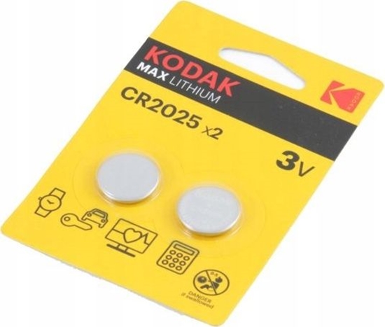Изображение Kodak Bateria Max CR2025 2 szt.
