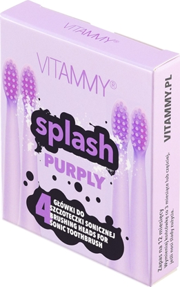 Picture of Kocówka Vitammy do szczoteczki sonicznej Splash Purply 4szt.