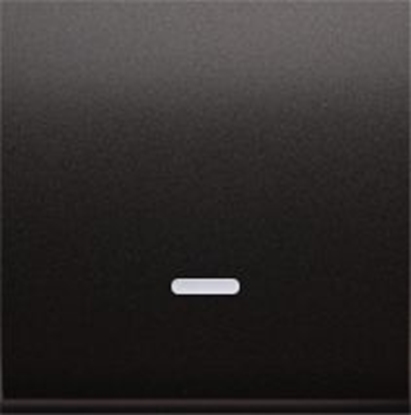 Attēls no Kontakt-Simon Klawisz pojedynczy Simon 54 z oczkiem do czników i przycisków podwietlanych antracyt (DKW1L/48)