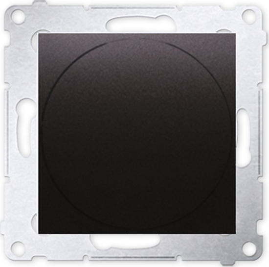 Picture of Kontakt-Simon SIMON 54 ciemniacz do LED naciskowo-obrotowy do ramki antracytt DS9L.01/48