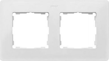 Picture of Kontakt-Simon Simon Detail 82 Ramka podwójna Detail ORIGINAL-mono BIAA / podstawa Szara 8200620-030