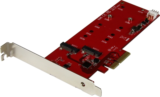 Изображение Kontroler StarTech PCIe 2.0 x4 - 2x M.2 SATA B-key (PEX2M2)