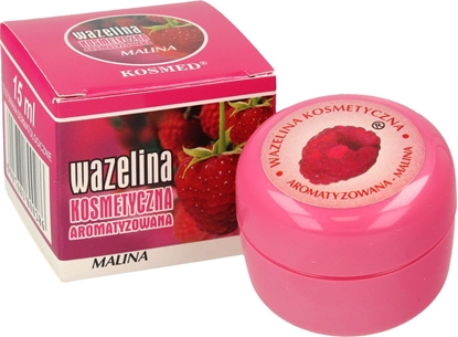 Picture of Kosmed Kosmed Wazelina kosmetyczna aromatyzowana - Malina 15ml