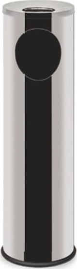 Picture of Kosz na mieci ALDA popielnica 15L srebrny (630)