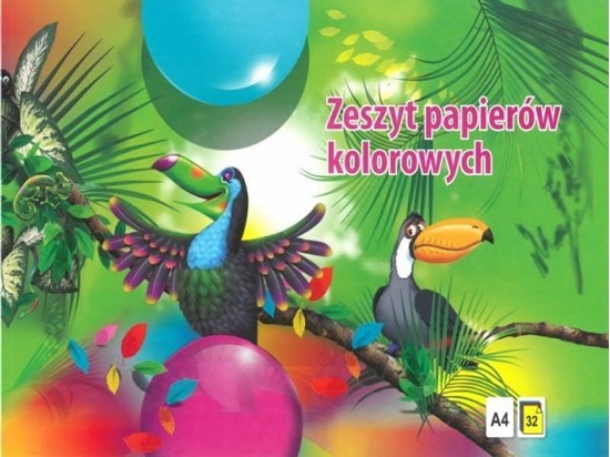 Picture of Kreska Zeszyt papierów kolorowych A4 32k. KRESKA KRESKA