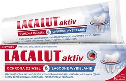 Picture of Lacalut  Pasta do zębów Aktiv ochrona dziąseł & łagodne wybielenie 75ml