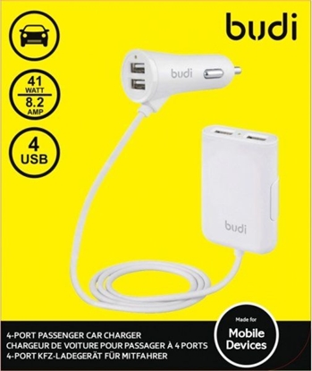 Attēls no adowarka Budi 4x USB-A 8.2 A  (BD068W)