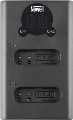 Изображение Ładowarka do aparatu Newell Ładowarka dwukanałowa Newell DL-USB-C do akumulatorów EN-EL23