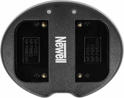 Изображение Ładowarka do aparatu Newell Ładowarka dwukanałowa Newell SDC-USB do akumulatorów serii NP-F550, FM50, FM500H