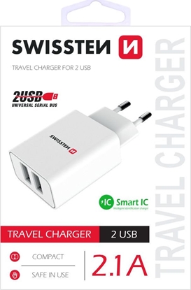 Picture of adowarka Swissten 2x USB-A 2.1 A (22034000)