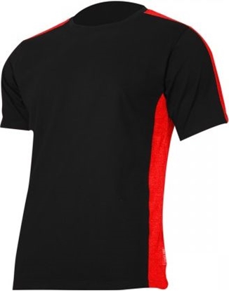 Picture of Lahti Pro Koszulka T-shirt 180G/M2, Czarno-czerwona 3XL (L4022706)