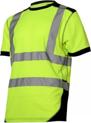 Picture of Lahti Pro Koszulka T-shirt Ostrzegawcza, óto-czarna 3XL (L4022506)