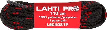 Attēls no Lahti Pro SZNUROWADA PASK. CZAR-CZER. L904071P, 10 PAR, 110CM, LAHTI