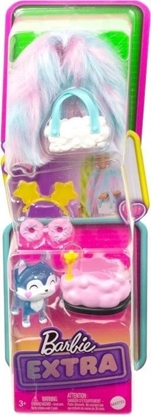 Attēls no Lalka Barbie Mattel Extra - Zwierzątko, ubranko i akcesoria (HDJ40)