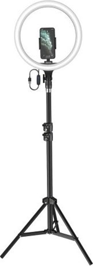 Picture of Lampa piercieniowa Mozos Lampa piercieniowa LED z uchwytem na telefon - MLM-30RING