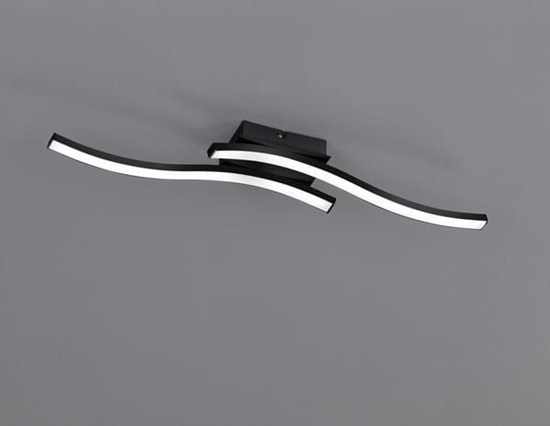 Picture of Lampa sufitowa Trio RL Lampa przysufitowa ledowa czarna do salonu Trio RL ROUTE R62472132