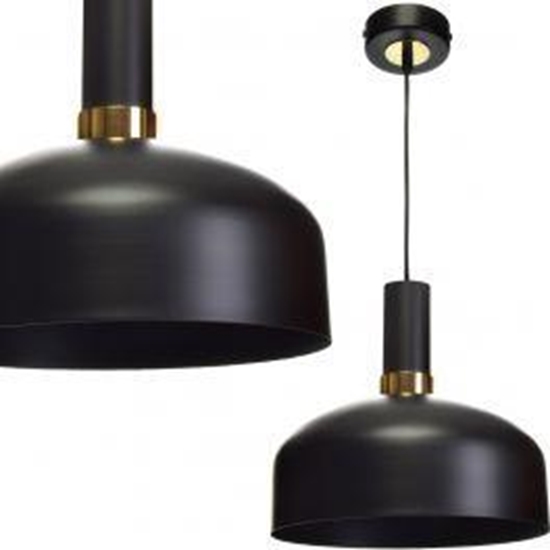 Picture of Lampa wiszca Milagro Lampa wiszca MALMO BLACK/GOLD 1xE27 (MLP6198) - Eko-Light