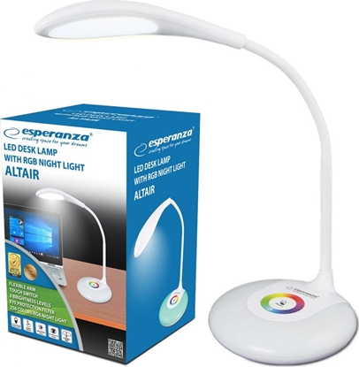 Изображение Lampka biurkowa Esperanza biaa  (ELD102 - 5901299942321)