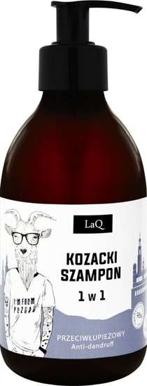 Picture of LaQ Kozacki szampon 1w1 przeciwupieowy z wycigiem z drzewa herbacianego i kompleksem dwunastu zió 300ml