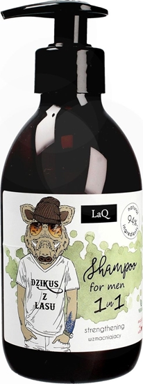 Picture of LaQ Naturalny Szampon do wosów wzmacniajcy dla mczyzn "Dzikus z lasu" 300ml