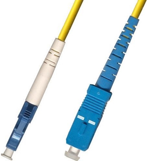 Picture of MicroConnect Patchcord wiatowodowy LC/UPC - SC/UPC, 9/125, LSZH, 1m (FIB461001)
