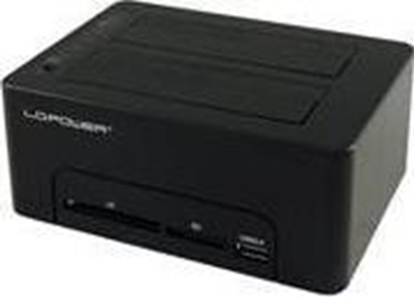 Attēls no LC-Power LC-DOCK-U3-CR HDD docking station CF/SD card r