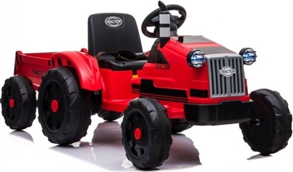 Picture of Lean Cars Traktor na Akumulator z Przyczep CH9959 Czerwony