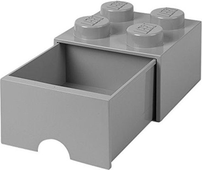 Изображение LEGO Room Copenhagen Brick Drawer 4 pojemnik szary (RC40051740)